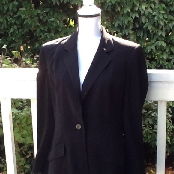 SALE Anne Klein one-button classic black blazer… - Picture 2 of 7